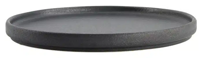 Tokyo Design Studio - Yuzu Black - Round Plate - 23.9x2.2cm