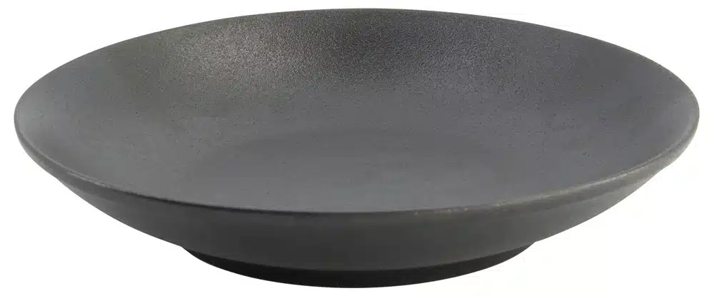 Tokyo Design Studio - Yuzu Black - Deep Plate - 25.2x4.7cm