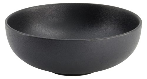 Yuzu Black Round Bowl 18.9x7cm 1000ml