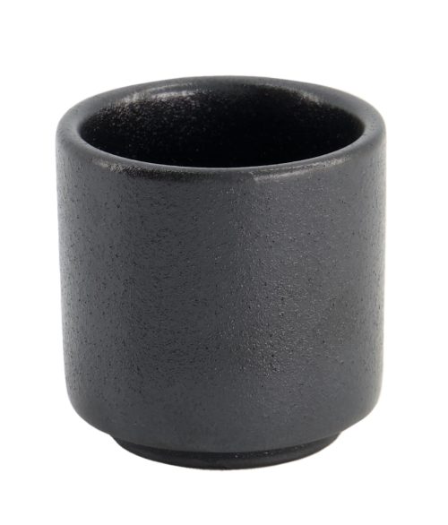 Yuzu Black Sake Cup 4.7x4.5cm 50ml Matte Black