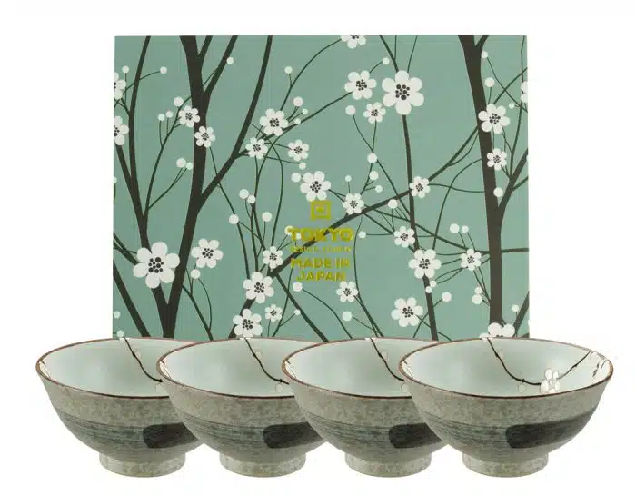 Green Soshun Bowl GiftSet 4pcs