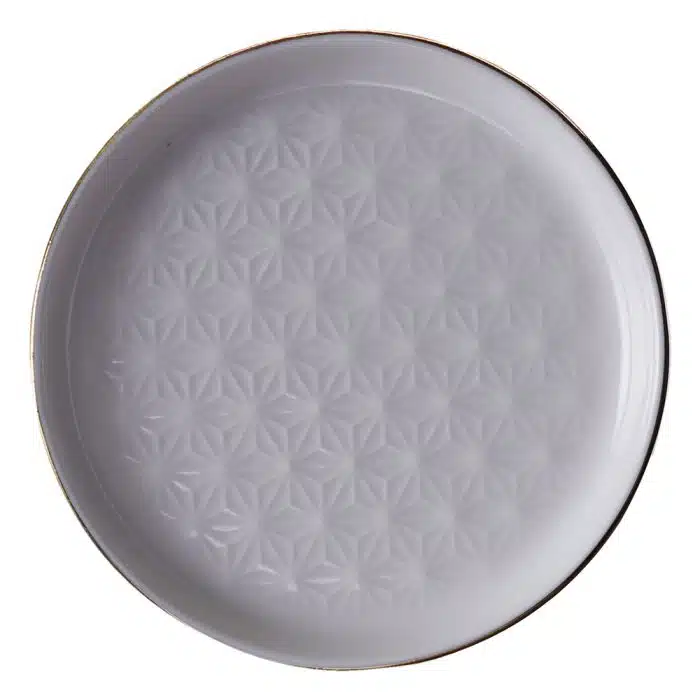 Tokyo Design Studio – Nippon White – Tea saucer – Stars – 9×1.5cm
