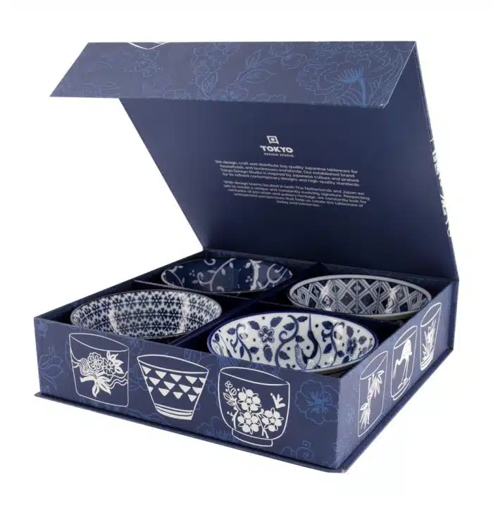 Tokyo Design Studio - Mixed Bowls - Tayo Bowls Set - 4 Pieces - 15x7cm - 550ml - Image 2