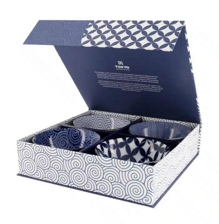 Tokyo Design Studio - Mixed Bowls - Tayo Bowls Set - 4 Pieces - 15x7cm - 550ml - Image 2