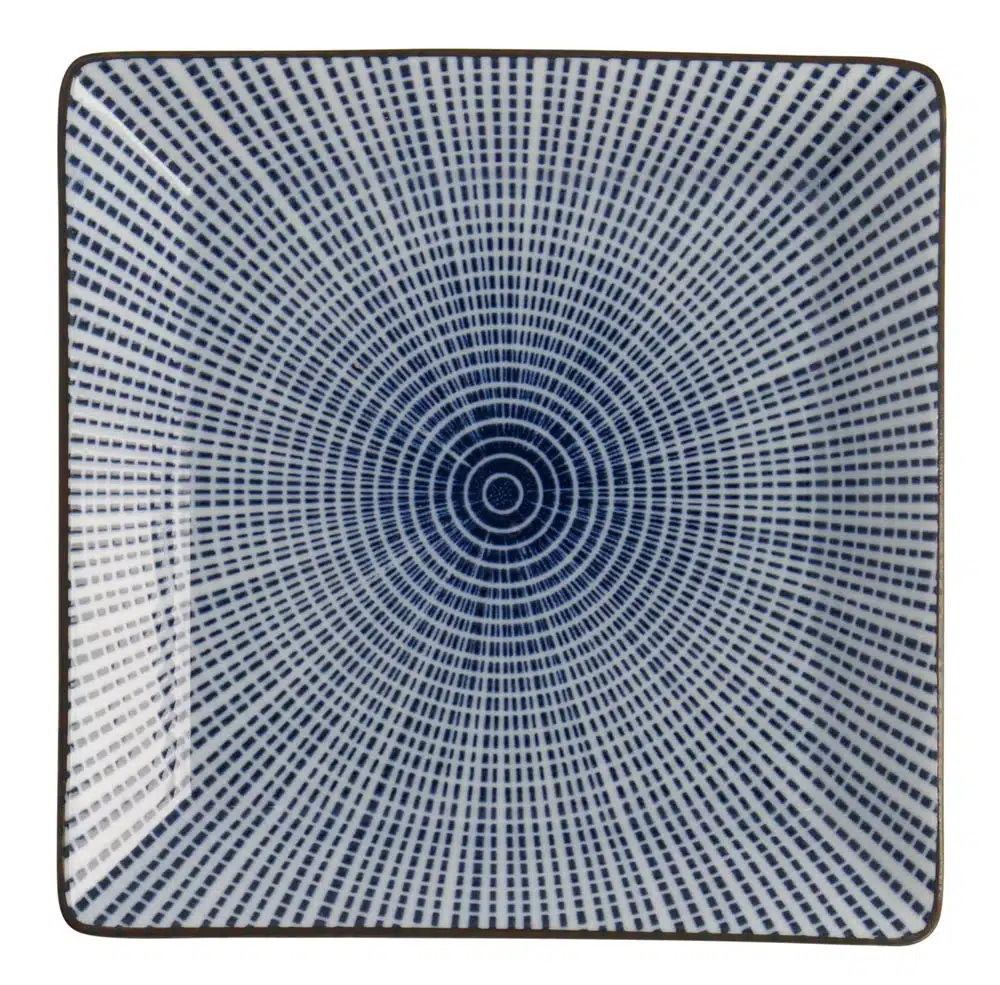 Tokyo Design Studio - Sendan Blue - Square Plate - 11.5x11.5x2.5 cm - Image 2