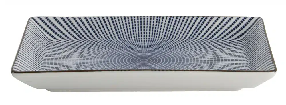 Tokyo Design Studio - Sendan Blue - Sushi Plate - 17.5x11.5x2.5 cm