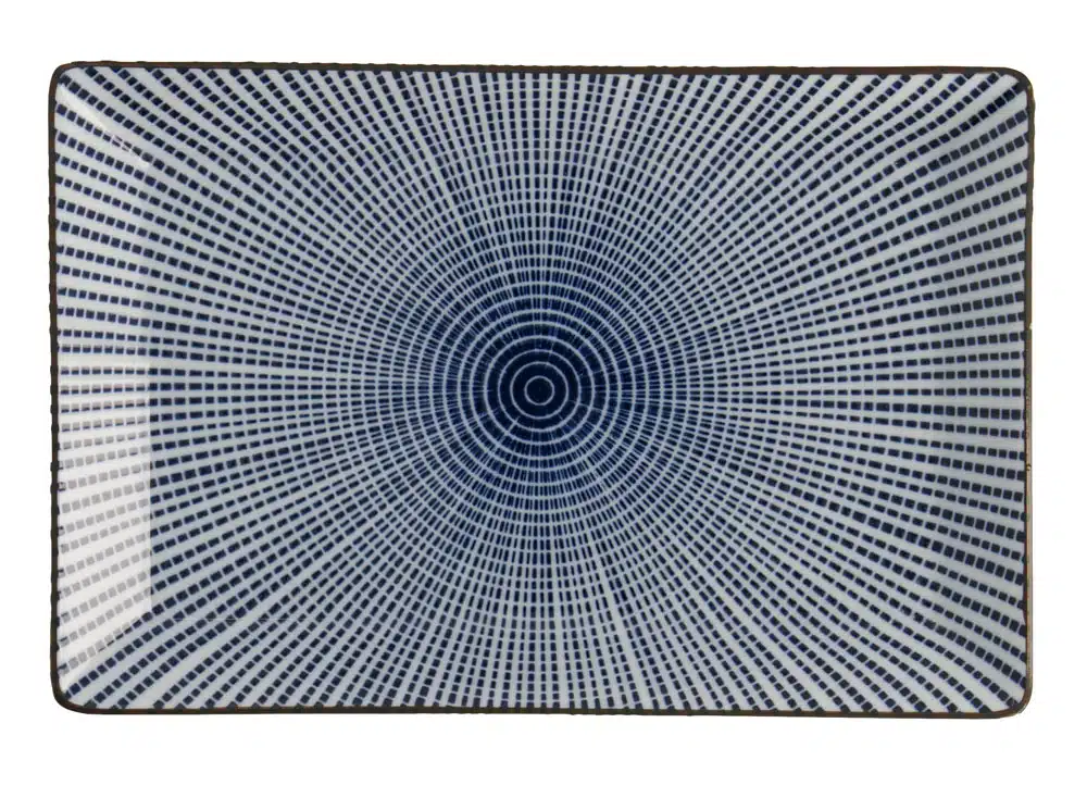 Tokyo Design Studio - Sendan Blue - Sushi Plate - 17.5x11.5x2.5 cm - Image 3
