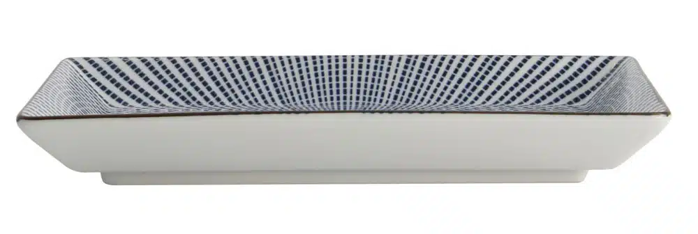 Tokyo Design Studio - Sendan Blue - Sushi Plate - 17.5x11.5x2.5 cm - Image 2
