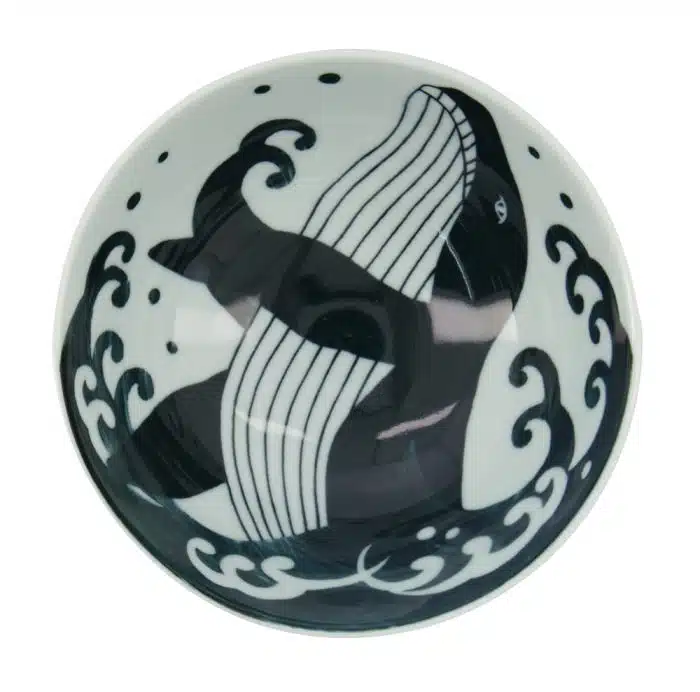 Tokyo Design Studio - Kawaii - Rice bowl - Whale - 14.4x6.8cm - 450 ml - Image 2