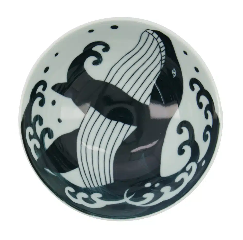 Tokyo Design Studio - Kawaii - Rice bowl - Whale - 14.4x6.8cm - 450 ml - Image 2