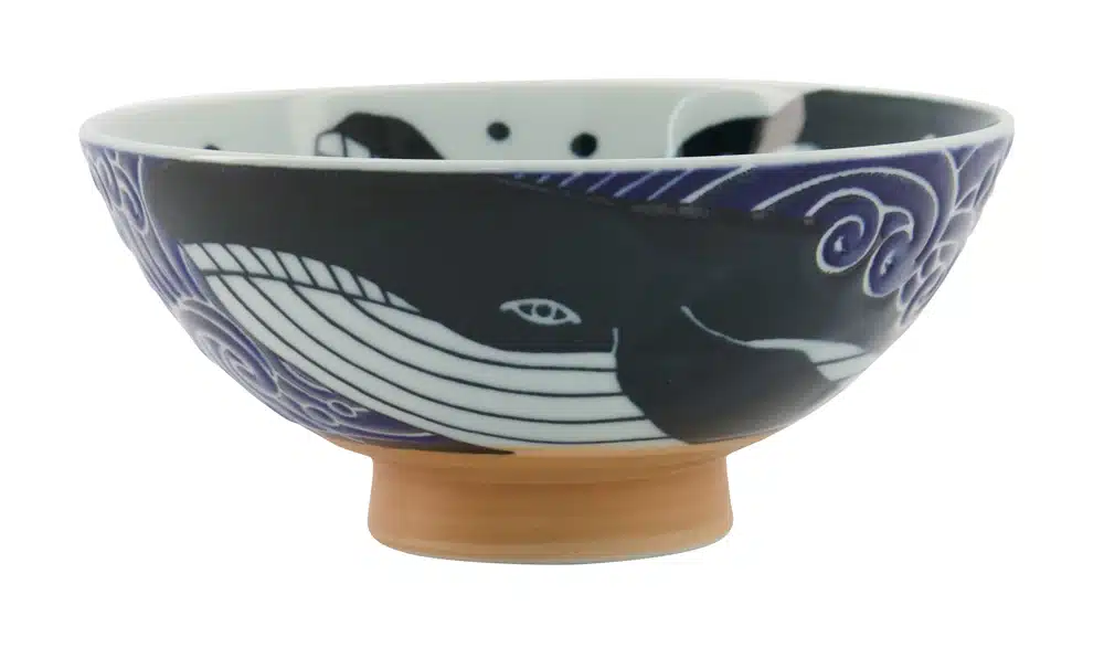 Tokyo Design Studio - Kawaii - Rice bowl - Whale - 14.4x6.8cm - 450 ml - Image 3