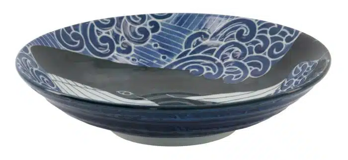 Tokyo Design Studio - Kawaii - Pasta Plate - Whale - 21.7x5.3cm 800ml