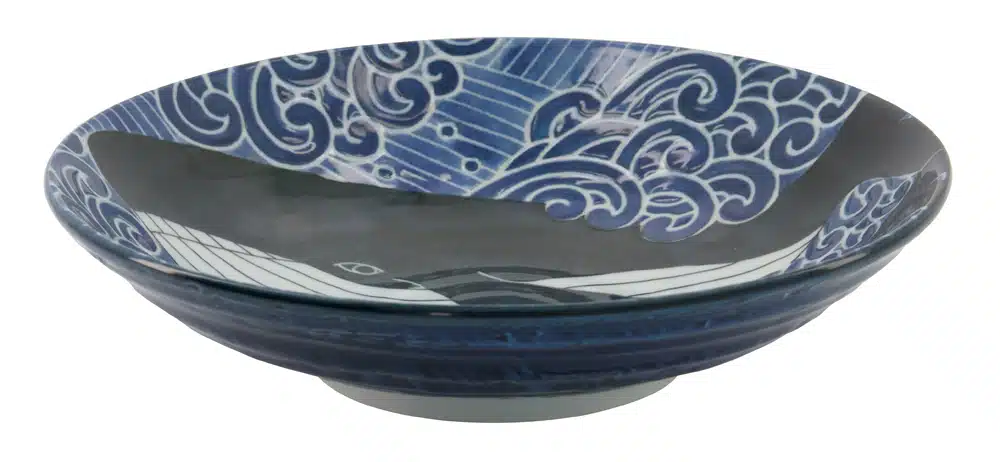Tokyo Design Studio - Kawaii - Pasta Plate - Whale - 21.7x5.3cm 800ml