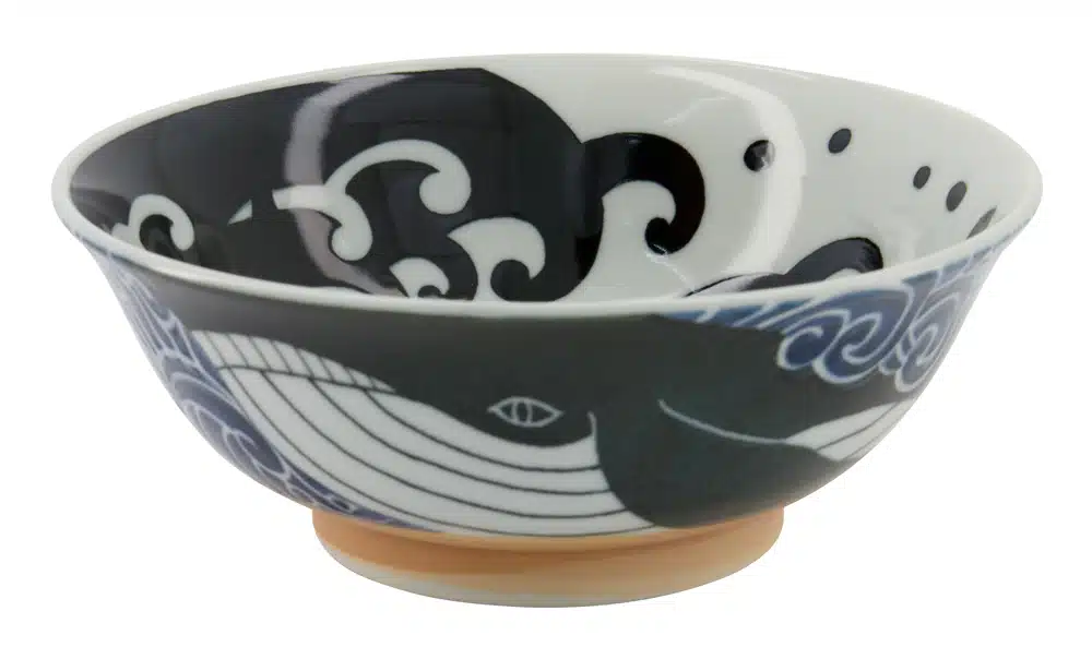 Tokyo Design Studio - Kawaii - Noodle Bowl - Whale - 20.3x8cm