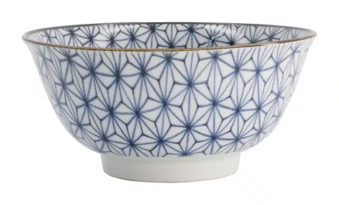 Tokyo Design Studio – Mixed Bowls – Tayo Bowl – Asanoha Navy – 14.8×6.8cm 550 ml - Image 2