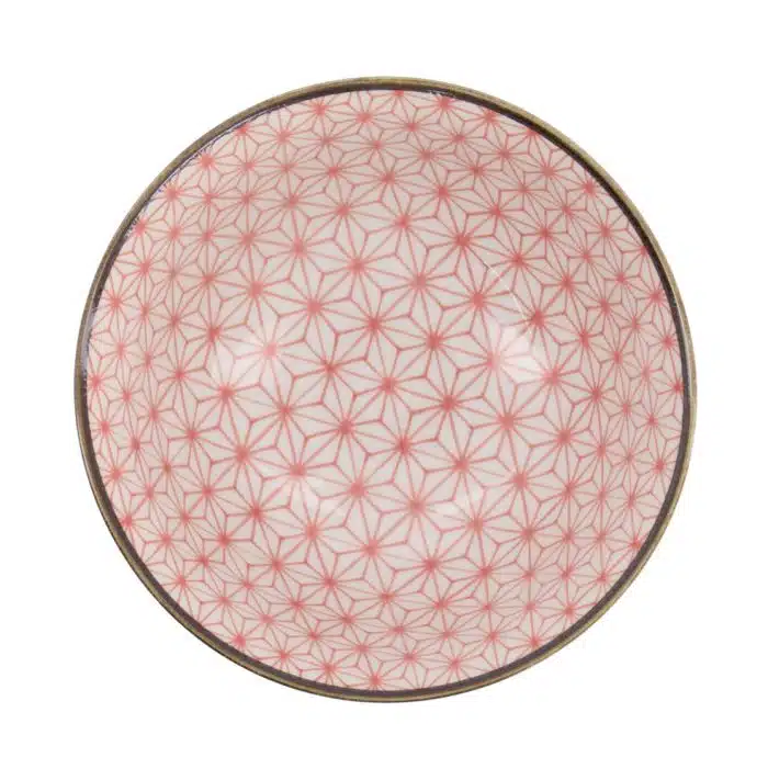 Tokyo Design Studio - Mixed Bowls - Tayo Bowl - Asanoha Red - 14.8×6.8cm 550ml - Image 3