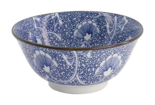 Tokyo Design Studio - Mixed Bowls - Tayo Kom - Ginkgo Blauw - 14.8×6.8cm 550ml