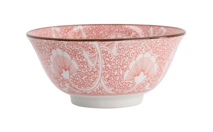 Tokyo Design Studio – Mixed Bowls – Tayo Bowl – Ginkgo Red – 14.8×6.8cm 550ml - Image 2