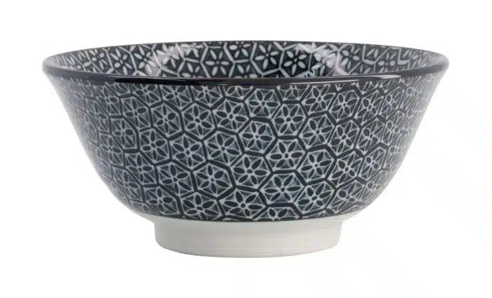 Tokyo Design Studio – Mixed Bowls – Tayo Bowl – Kikko Black – 14.8×6.8cm 550ml - Image 2