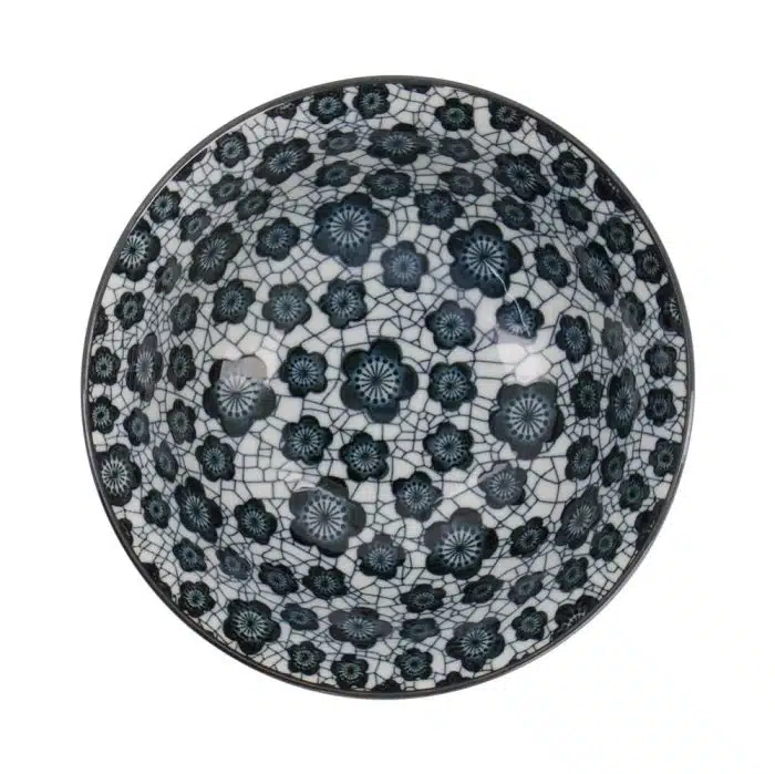 Tokyo Design Studio - Mixed Bowls - Tayo Bowl - Ume Kannyu Black - 14.8×6.8cm 550ml - Image 3