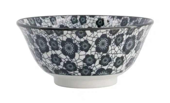 Tokyo Design Studio - Mixed Bowls - Tayo Bowl - Ume Kannyu Black - 14.8×6.8cm 550ml - Image 2
