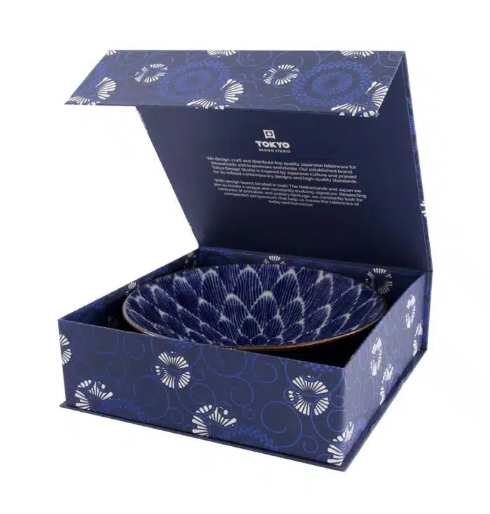 Tokyo Design Studio - Ohuke Dahlia - Bowl Set - 1 Piece - Gift Box - 24.5x7.5cm - 1400ml - Image 2