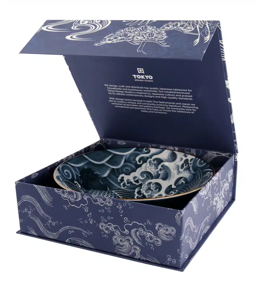 Tokyo Design Studio - Japonism Carp - Salad Bowl Set - Gift Box - 1 Piece - 1600ml - Image 2