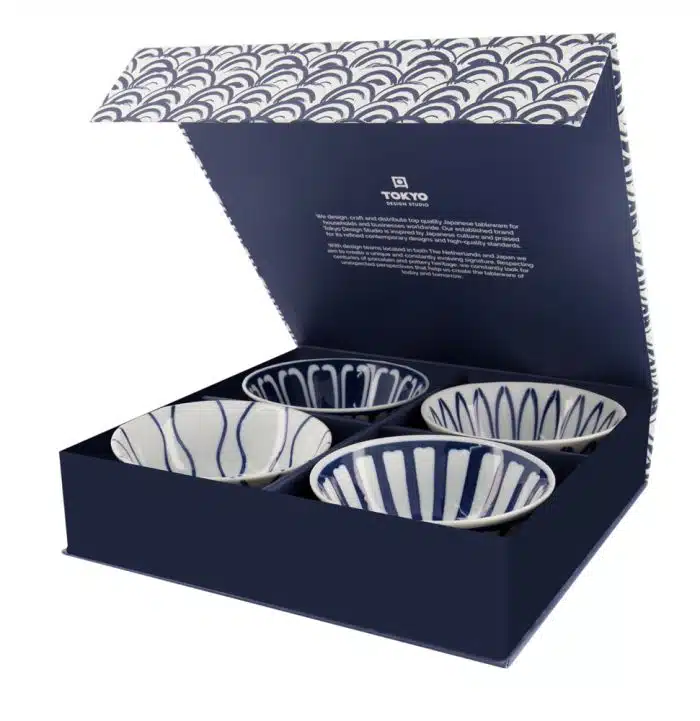 Tokyo Design Studio - Mixed Bowls - Bowl Set - Gift Box - 4 Pieces - 550ml - Image 2