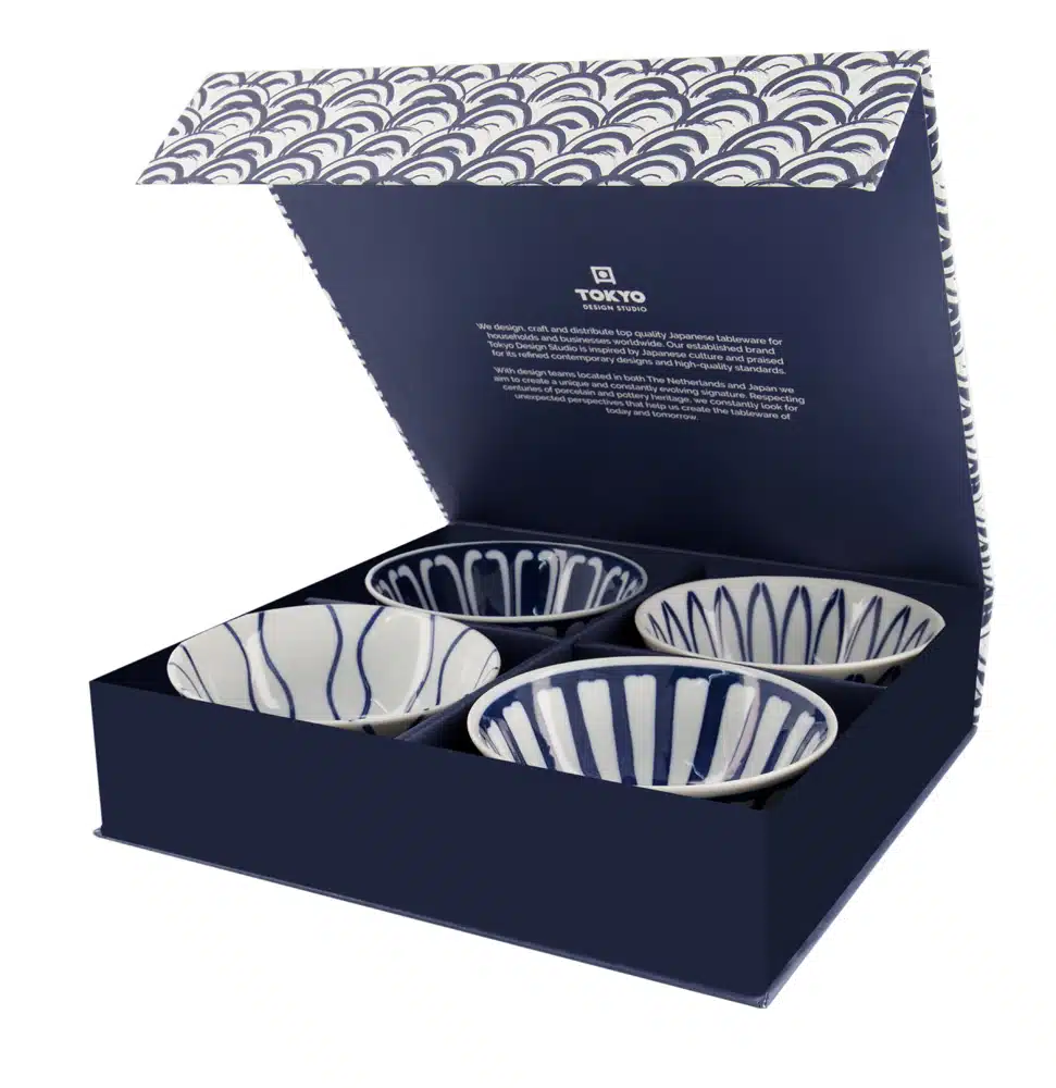 Tokyo Design Studio - Mixed Bowls - Bowl Set - Gift Box - 4 Pieces - 550ml - Image 2