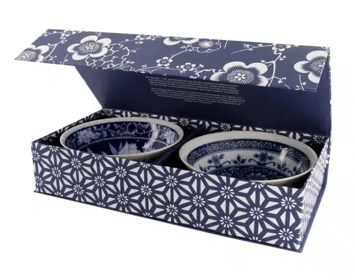 Tokyo Design Studio - Mixed Bowls - Bowl Set - 2 Piece - Gift Box - 19x7.5cm - 1000ml - Image 2