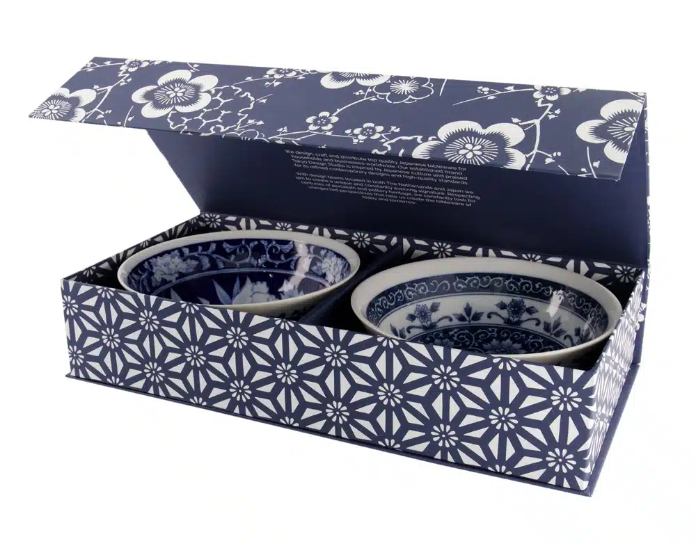 Tokyo Design Studio - Mixed Bowls - Bowl Set - 2 Piece - Gift Box - 19x7.5cm - 1000ml - Image 2