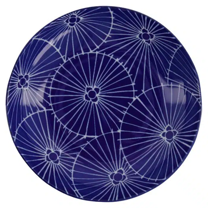 Tokyo Design Studio - Wagasa Japanese - Umbrella Plate - 16.5x3.5cm - Image 2