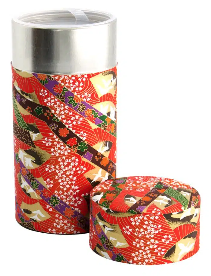 Tokyo Design Studio - Tea tin S.S - Red - 7.5x15.5cm 200gr