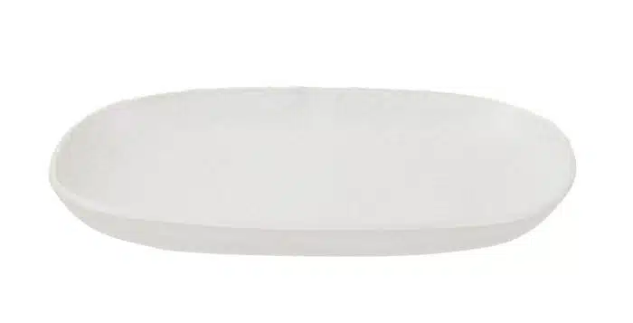 Tokyo Design Studio - Titanium Matte - Oval Plate - 18.7x12.7x2.4cm