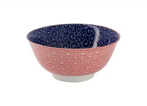 Tokyo Design Studio – Mixed Bowls – Tayo Kom – Karakusa Inner – 14.8×6.8cm 550ml