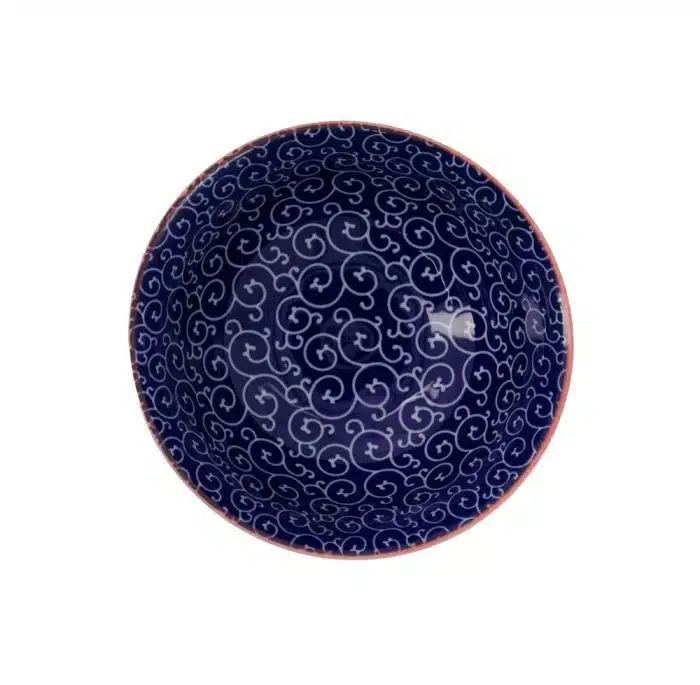 Tokyo Design Studio – Mixed Bowls – Tayo Bowl – Karakusa Inner – 14.8×6.8cm 550ml - Image 3