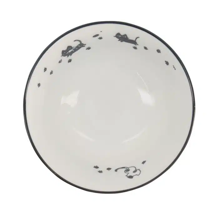 Tokyo Design Studio – Mixed Bowls – Tayo Bowl – Sampo Cat Black – 14.8×6.8cm 550ml - Image 2