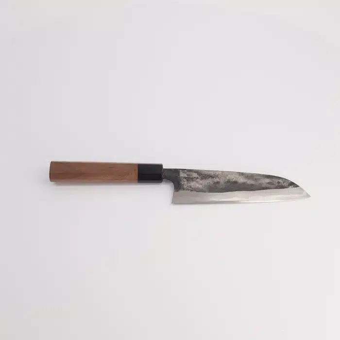 Ishizuchi Knife - Kurouchi Santoku - Blue 2 - 16.5 cm