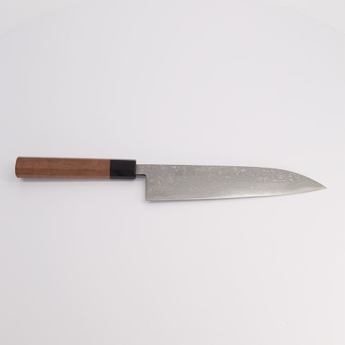 Ishizuchi Chef Mes - Blue2 - Damascus Polished Gyuto - 21cm