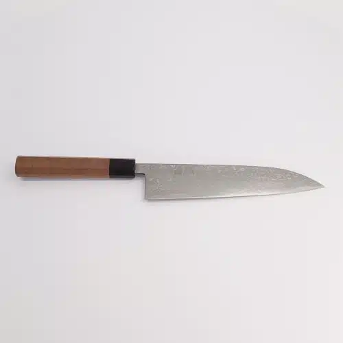 Ishizuchi Chef Mes - Blue2 - Damascus Polished Gyuto - 21cm