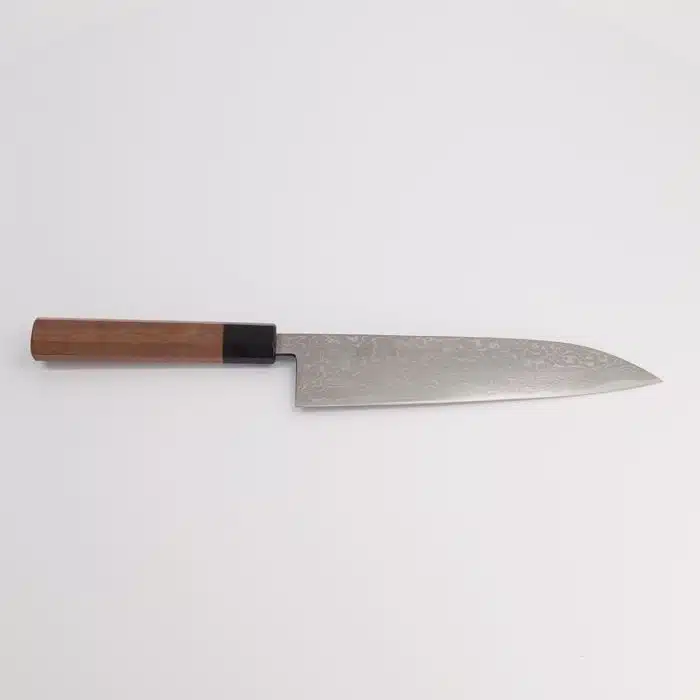 Ishizuchi Chef Mes - Blue2 - Damascus Polished Gyuto - 21cm