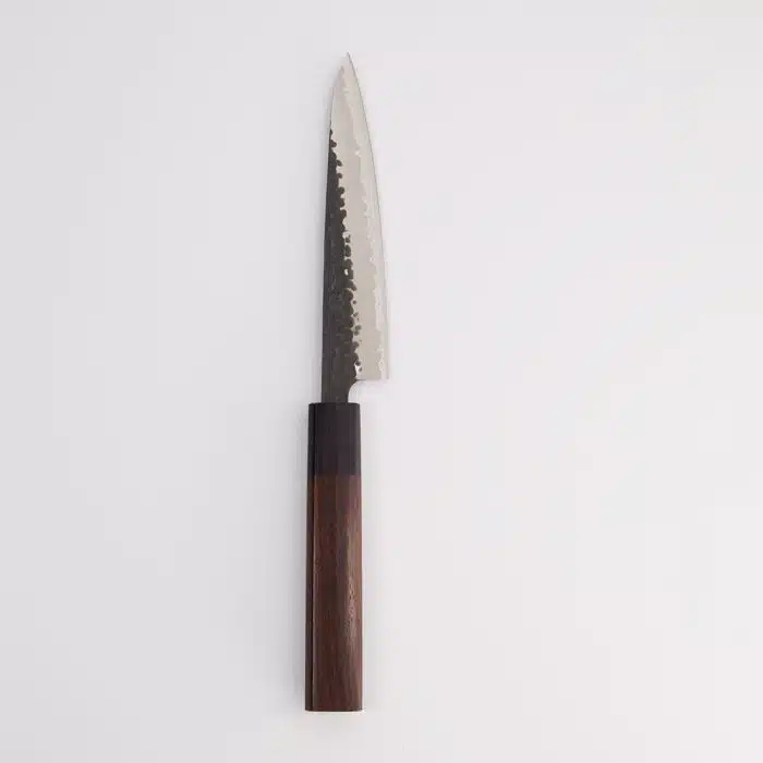 Ishizuchi Stainless Steel Knife - Aogami Super Kurohada - Petty Rosewood Octagon Handle - 13.5 cm - Image 3
