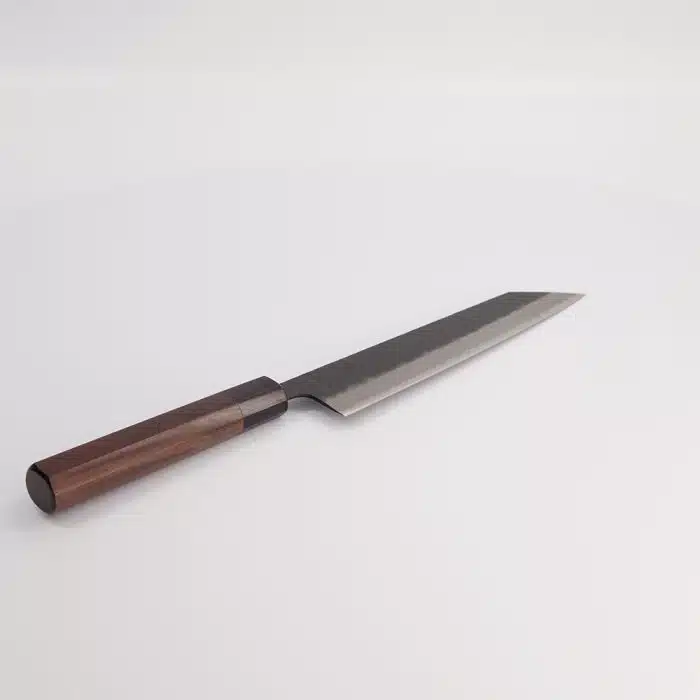Ishizuchi Stainless Steel Knife - Aogami Super Kurohada - Kiritsuke - Rosewood Octagon Handle - 21 cm - Image 2