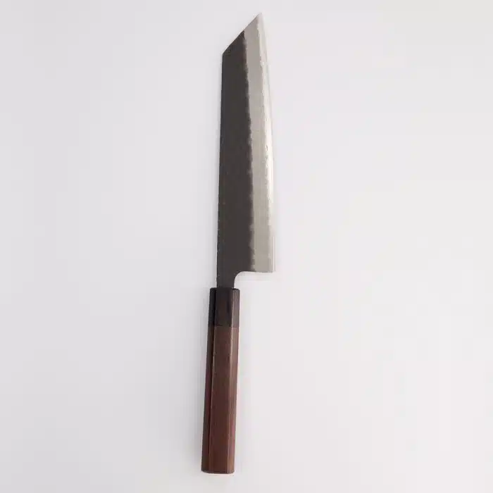 Ishizuchi Stainless Steel Knife - Aogami Super Kurohada - Kiritsuke - Rosewood Octagon Handle - 21 cm - Image 4