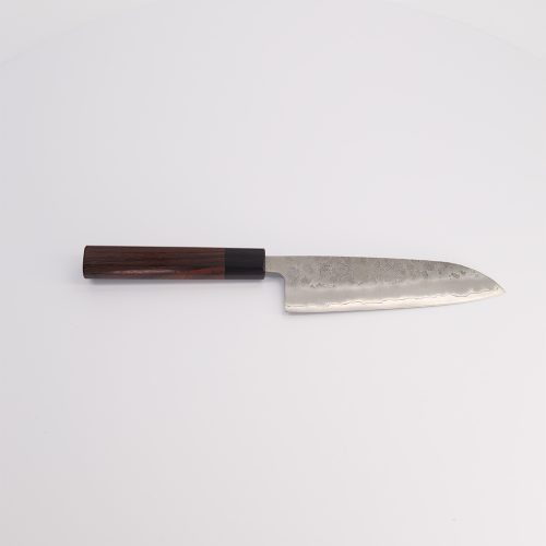 Ishizuchi Mes - Gin3 - Nshiji - Santoku - Rozenhout Octagon Handvat - 16,5 cm