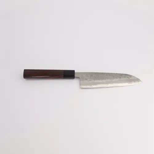 Ishizuchi Mes - Gin3 - Nshiji - Santoku - Rozenhout Octagon Handvat - 16,5 cm