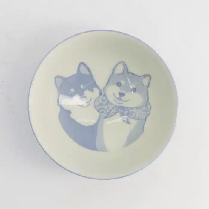Tokyo Design Studio - Kawaii - Rice Bowl - Shiba Dog - Blue - 14.5×6.5cm 500ml - Image 3