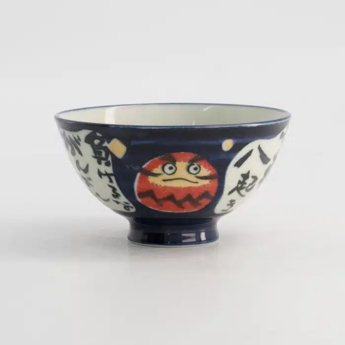 Tokyo Design Studio - Kawaii - Rice Bowl - Daruma - Blue - 11.5×6cm 300ml - Image 2