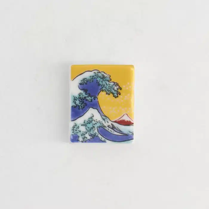 Tokyo Design Studio - Chopsticks Holder - Waves - Yellow/Blue - Image 2