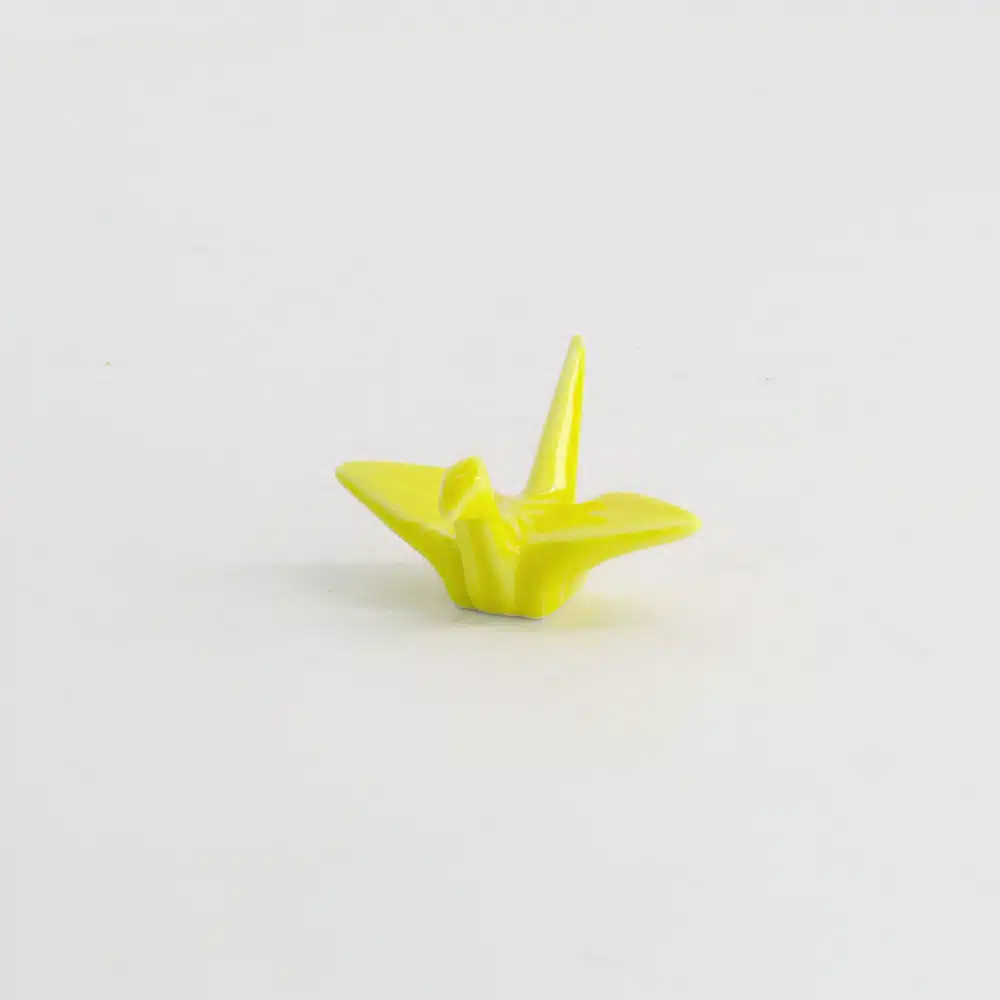 Tokyo Design Studio - Chopsticks Holder - Crane Yellow - Image 2